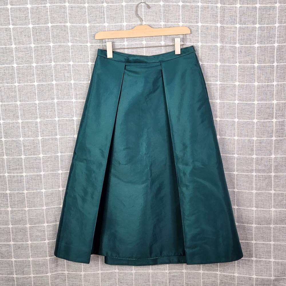 Lord and Taylor Pleated Midi Skirt